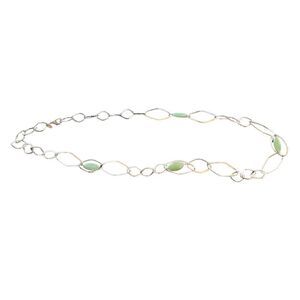 Vintage Italian Simona Collini Necklace Chain Stainless 36"